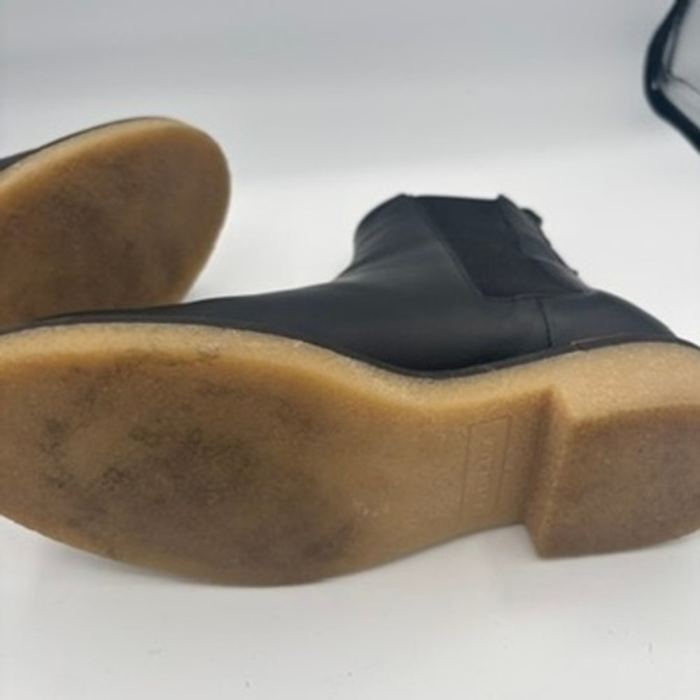 Everlane Chelsea Boot Women Sz 5 Black Leather Italian Made Classic Ankle Boot - Picture 10 of 14
